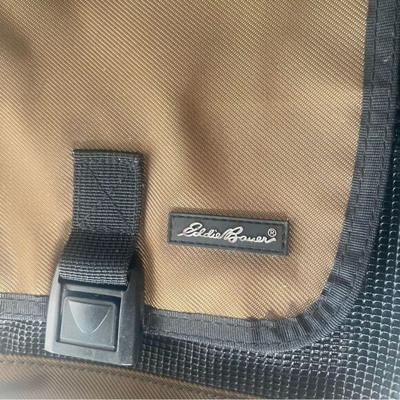 Eddie Bauer Brown Nylon Multi Compartment Crossbody Bag - Picture 3 of 14